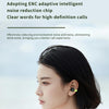 Business Binaural Digital Display Clip-On Bluetooth Earphone With Charging Compartment(White+Gray)