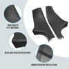 For Tesla Model Y Rear Door Built-In Sill Strip Rear Seats Anti-Kick Leather Protective Pad(Black)
