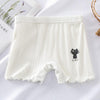 Girls Boxer Brief Safety Pants Modal Summer Shorts, Size: 160(White)
