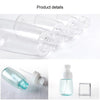 10 PCS Portable Refillable Plastic Fine Mist Perfume Spray Bottle Transparent Empty Spray Sprayer Bottle, 100ml(Yellow)
