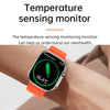 WS-E9 Ultra 2.2 inch IP67 Waterproof Metal Buckle Ocean Silicone Band Smart Watch, Support Heart Rate / NFC(Blue)