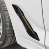 Car ABS Fender Decorative Sticker for BMW 5 Series 525Li 530Li, Bright Black