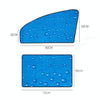 R-2938 Single-Layer Sun Protection Magnetic Car Curtain Vehicle Water Drop Sunshade(Blue Rear)