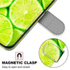 For Alcatel 1L (2021) Coloured Drawing Cross Texture Horizontal Flip PU Leather Case with Holder & Card Slots & Wallet & Lanyard(Green Lemon)