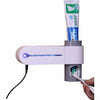 Automatic Toothpaste Dispenser Dental UV Ultraviolet Toothbrush Sterilizer Storage Holder (EU Plug)