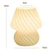 PJ-104 5W Mushroom Glass Bedroom Bedside Table Decoration Table Lamp, CN Plug, Specification Remote Control + Tmall Elf Bulb