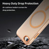 For iPhone SE 2022 / 2020 / 8 MagSafe Frosted Translucent TPU + PC Full Coverage Phone Case(Orange)