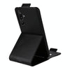 For Samsung Galaxy F16 / M16 Magnetic Vertical Flip Leather Phone Case with Buckle(Black)