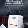 CO & Smoke Alarm Detector - Dual Sensor LCD Display - Battery Powered