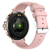 CF12 1.2 inch Waterproof Smart Silicone Strap Wristband Support Heart Rate Monitoring / Blood Pressure Monitoring(Pink)
