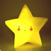 LED Bedroom Bedside Children Room Stars Cartoon Night Light(White)