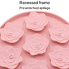 Rose Silicone Lick Mat for Dogs & Cats - Pink