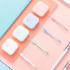 1.5M Mini Cute Portable Leather Measuring Tape(Random Color Delivery)