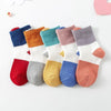 5 Pairs / Pack Spring And Summer Children Socks Combed Cotton Tube Socks M(Wide Stripes Ear)