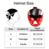 Sparring Boxing Helmet Thai Combat Competition Heads Protection Cover, Size: M(Black With Mask)