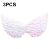3 PCS Children Prom Dress Up Wings Elf Colorful Wings Party Costume Props(White)