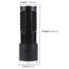 S2302 30W 1600LM High Power Telescopic Zoom Flashlight(Black)