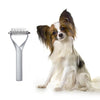Double-Sided Pet Comb - Zinc Alloy - Small/Large - Cat & Dog