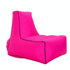 BB1082 Inflatable Sofa Inflatable Bed Outdoor Folding Portable Air Sofa Size: 70 x 65 x 60cm(Rose Red)