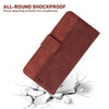 For Realme 13+ Global Geometric Embossed Leather Phone Case(Brown)