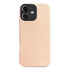 For iPhone 11 Litchi Texture TPU Black Lens Frame Phone Case(Pink)