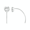 S925 Sterling Silver Playful Heart Zircon Earrings(BSE1003)