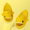 Shark Summer Couple Slippers Room EVA Cute Cartoon Sandals, Size: 42/43(Yellow)