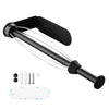 Stainless Steel Damping Effect Roll Paper Holder Paper Towel Bar(Black)