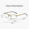 Dual-purpose Photochromic Presbyopic Glasses, +2.50D(Gold)