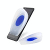 Silicone Heel Insole Is Comfortable Soft And Shock-Absorbing To Protect The Heel Insole, Size: L(Blue White)