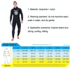 SLINX Thickened Long-sleeved Split Wetsuit With Headgear, Size: L(Pants)