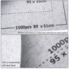 Solid Felt Jigsaw Puzzle Organizer Mat, Specification: 26 x 46 inch(Gray-Printed-Single)