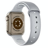 WS8 Plus 2.0 inch IPS Full Touch Screen Smart Watch, IP68 Waterproof Support Heart Rate & Blood Oxygen Monitoring / Sports Modes(Gold+Grey)