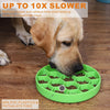 Slow Feeder Dog Bowl, Medium Blue, Anti-Choke Suction