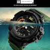 SKMEI 1343 Men Outdoor Sports Waterproof Watch Student Digital Watch(Khaki)