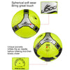 19cm PU Leather Sewing Wearable Match Football (Yellow)