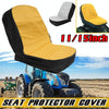 Dustproof Seat Cover For Grass Cutter / Agricultural Vehicle / Forklift / Tractor, Size: 15 Inch (Yellow Black)