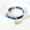Adjustable Blue Pet Collar with Bell, S (17-32cm) - Cat & Dog