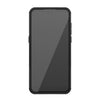For Alcatel 3L (2020) Tire Texture Shockproof TPU + PC Protective Case with Holder(Black)