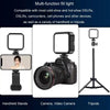 Portable Phone Desktop Live Fill Light Mini Pocket Light Shooting Camera Fill Lamp, Style: RGB Full Color With Hot Boots+Clip