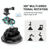 PULUZ Magic Arm Strong Suction Cup Aluminum Alloy Mount(Black)