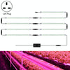 LED Plant Lamp Household Full Spectral Filling Hard Lamp Strip, Style: 30cm 9 Head(Pink Light UK Plug)