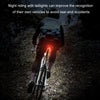 Round Bicycle Intelligent Induction Brake Taillight Night Riding Warning Light, Color: Seat Post Model