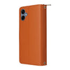 For Samsung Galaxy A06 Nine-card Slots Zipper Wallet Bag Leather Phone Case(Brown)