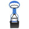 Long Handle Poop Scoop for Dogs & Cats - Blue