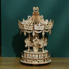 Carousel Horse 3D Wooden Puzzle Toys DIY Handmade Ornaments