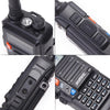 Baofeng BF-UV5R Plus S9 FM Interphone Handheld Walkie Talkie, EU Plug(Black)