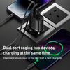 Yesido YC51 30W USB-C / Type-C + USB + 8 Pin Travel Charger with 1m Type-C to 8 Pin Cable, UK Plug(White)