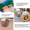 Youngshoots Cotton Linen Cartoon Toy Storage Basket Clothing Storage Box,Style Ordinary(Parrot)