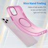 For iPhone 11 Pro Max MagSafe Frosted Translucent TPU + PC Full Coverage Phone Case(Pink)